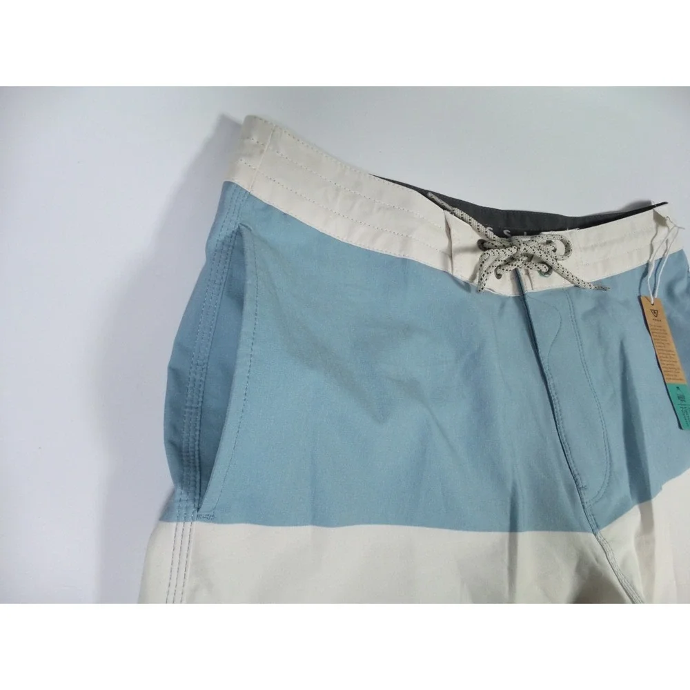 Vissla Shorts Mens Size 32‎ Beige Boardshorts Drawstring Pockets Stretch Blemish